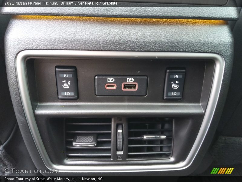 Controls of 2021 Murano Platinum