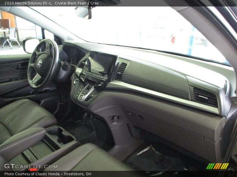 Crystal Black Pearl / Gray 2020 Honda Odyssey EX-L
