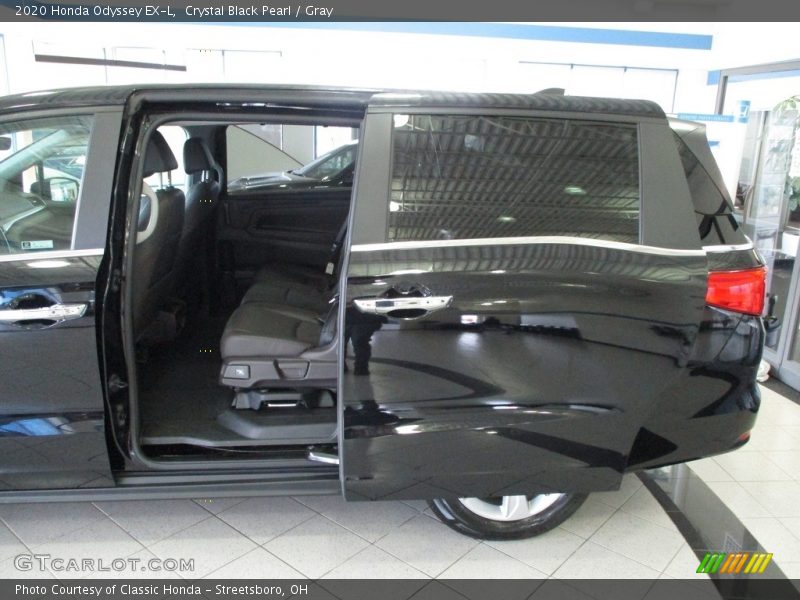 Crystal Black Pearl / Gray 2020 Honda Odyssey EX-L