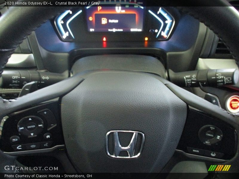 Crystal Black Pearl / Gray 2020 Honda Odyssey EX-L