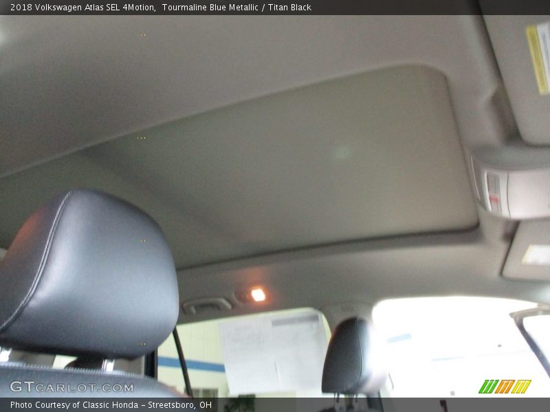 Tourmaline Blue Metallic / Titan Black 2018 Volkswagen Atlas SEL 4Motion