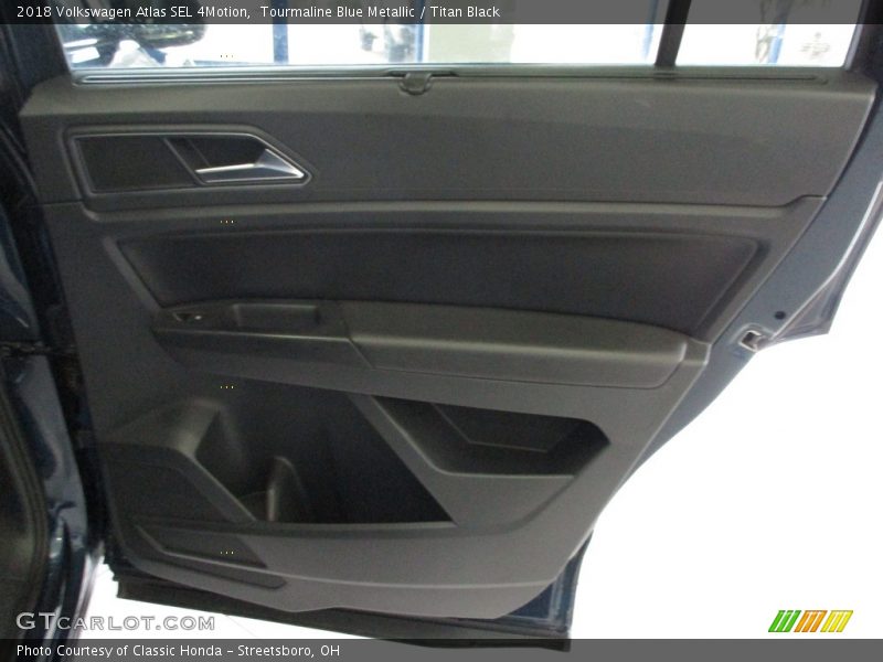 Tourmaline Blue Metallic / Titan Black 2018 Volkswagen Atlas SEL 4Motion