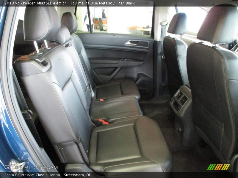 Tourmaline Blue Metallic / Titan Black 2018 Volkswagen Atlas SEL 4Motion