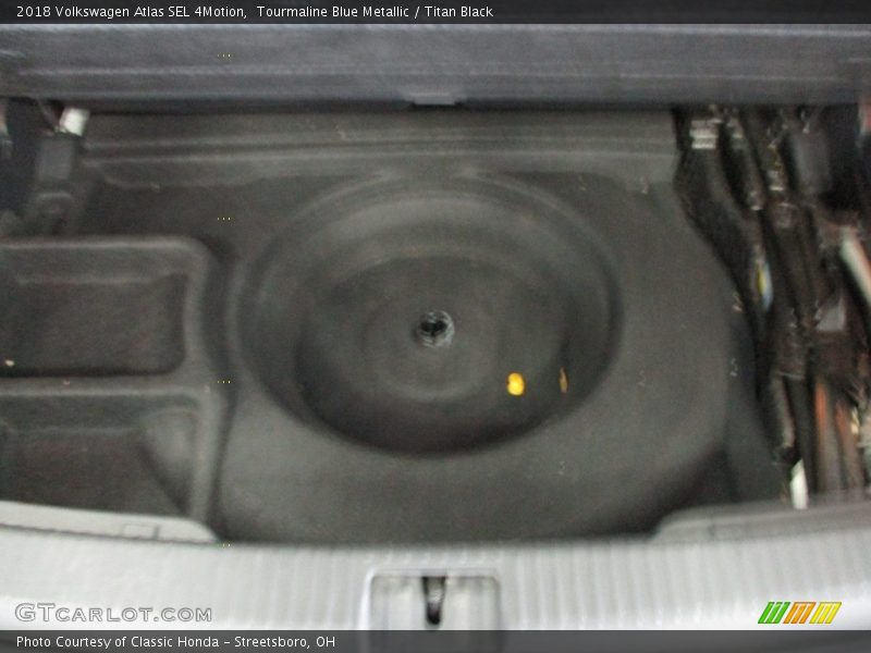 Tourmaline Blue Metallic / Titan Black 2018 Volkswagen Atlas SEL 4Motion