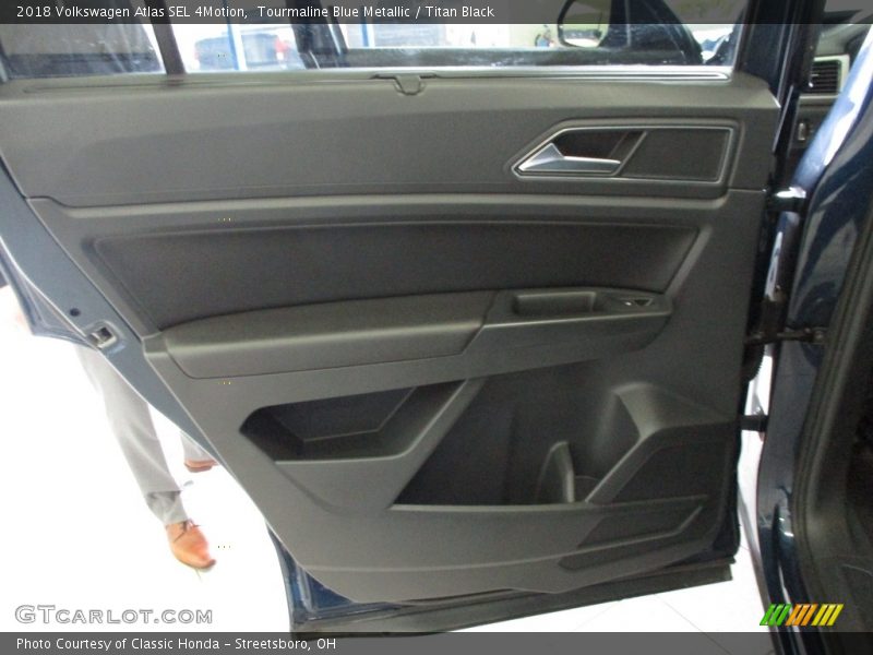 Tourmaline Blue Metallic / Titan Black 2018 Volkswagen Atlas SEL 4Motion