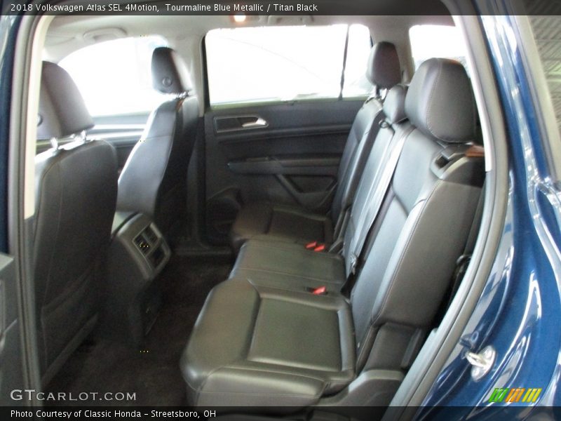 Tourmaline Blue Metallic / Titan Black 2018 Volkswagen Atlas SEL 4Motion