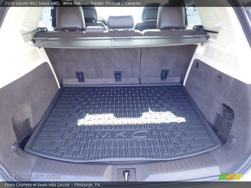 White Platinum Metallic Tri-Coat / Ganache 2016 Lincoln MKC Select AWD