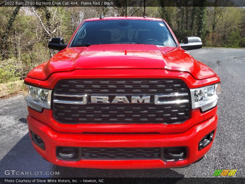 Flame Red / Black 2022 Ram 2500 Big Horn Crew Cab 4x4