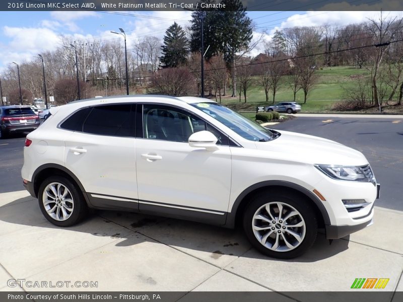 White Platinum Metallic Tri-Coat / Ganache 2016 Lincoln MKC Select AWD