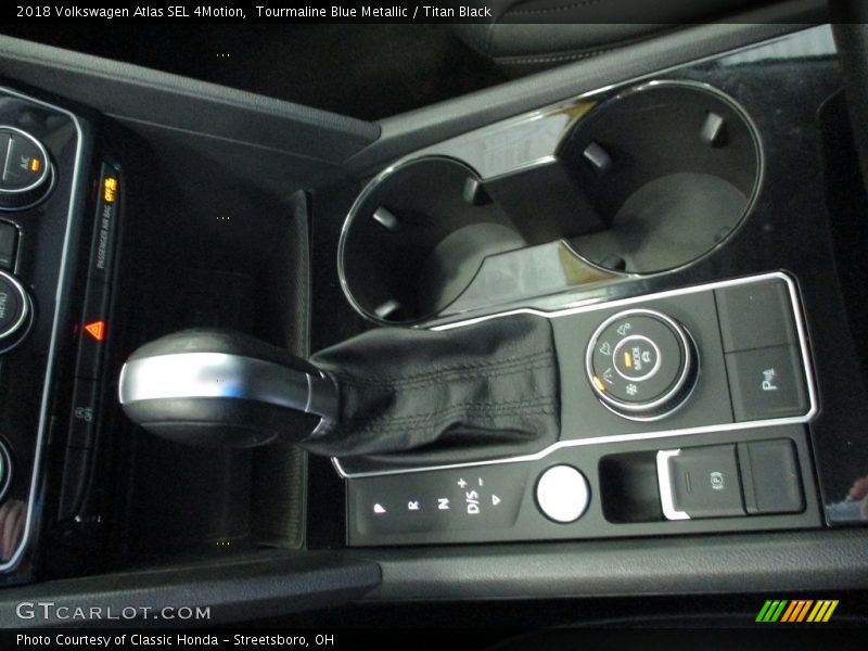 Tourmaline Blue Metallic / Titan Black 2018 Volkswagen Atlas SEL 4Motion