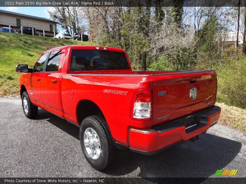 Flame Red / Black 2022 Ram 2500 Big Horn Crew Cab 4x4