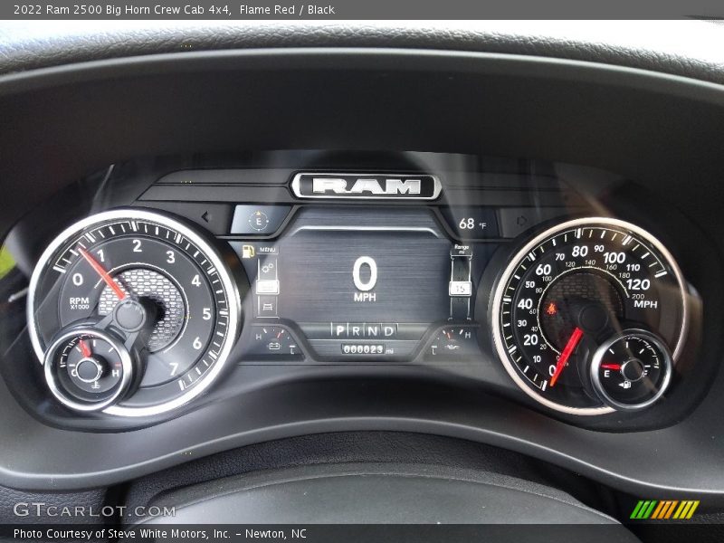 Flame Red / Black 2022 Ram 2500 Big Horn Crew Cab 4x4