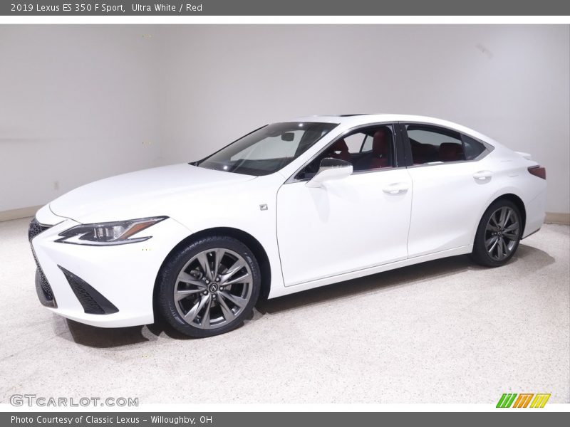 Ultra White / Red 2019 Lexus ES 350 F Sport