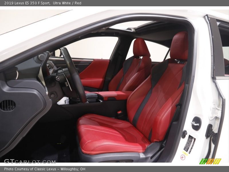 Ultra White / Red 2019 Lexus ES 350 F Sport