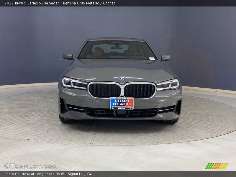 Bernina Gray Metallic / Cognac 2022 BMW 5 Series 530e Sedan