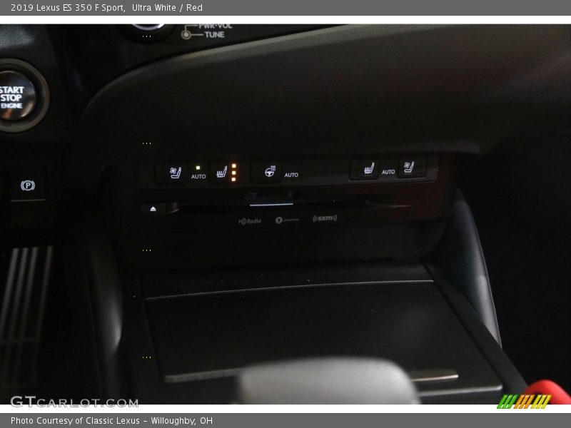 Ultra White / Red 2019 Lexus ES 350 F Sport