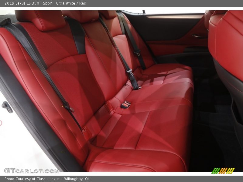 Ultra White / Red 2019 Lexus ES 350 F Sport