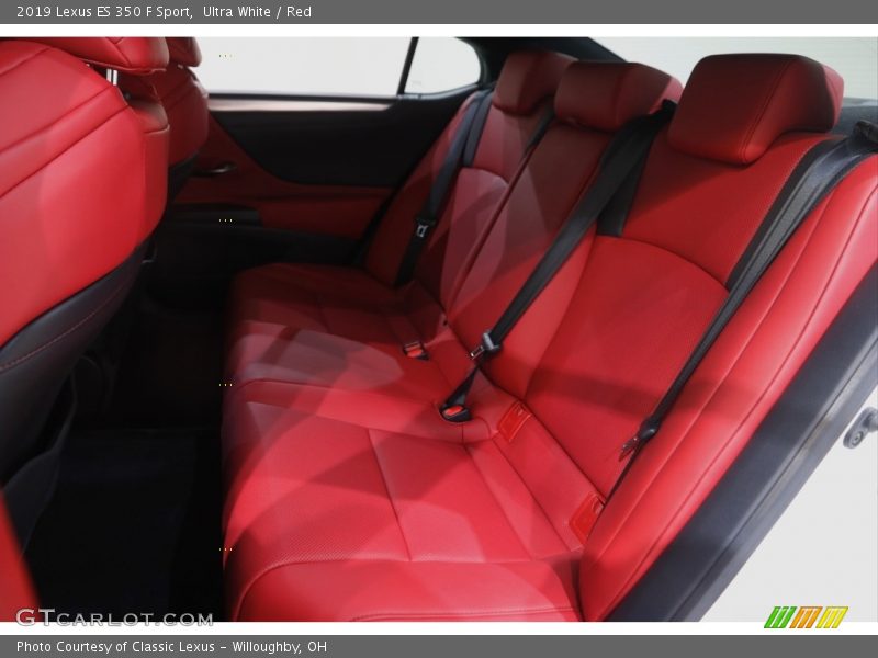 Ultra White / Red 2019 Lexus ES 350 F Sport