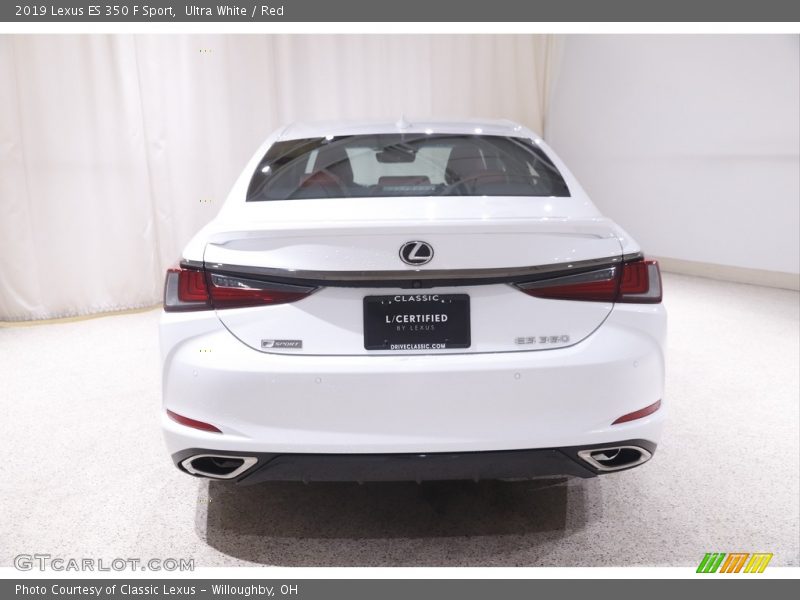 Ultra White / Red 2019 Lexus ES 350 F Sport