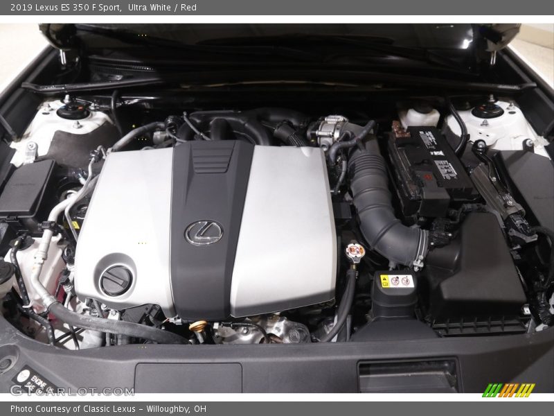 Ultra White / Red 2019 Lexus ES 350 F Sport