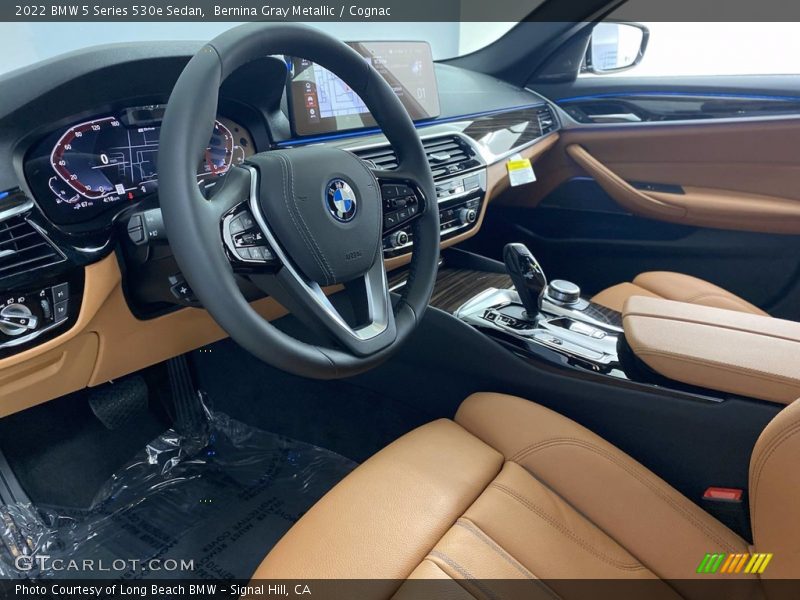  2022 5 Series 530e Sedan Cognac Interior