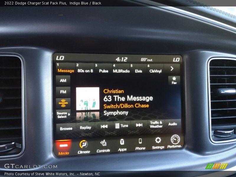 Controls of 2022 Charger Scat Pack Plus