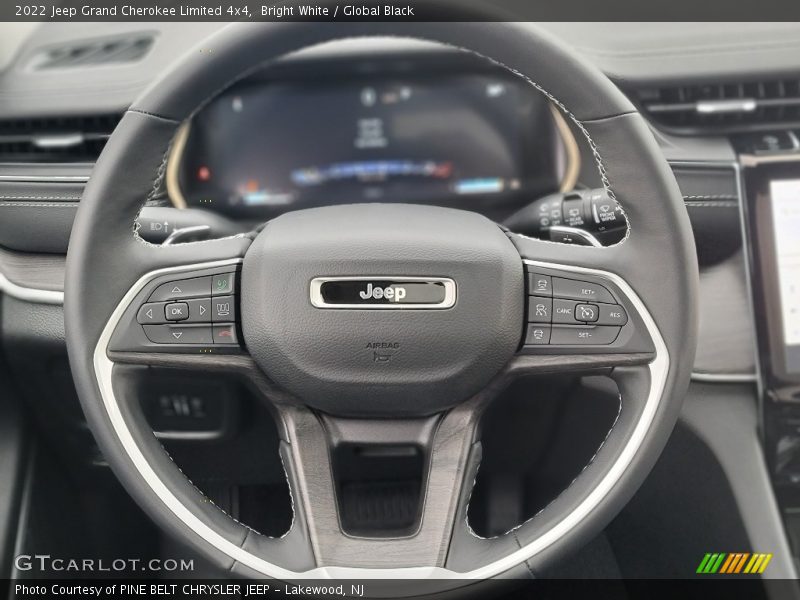 Bright White / Global Black 2022 Jeep Grand Cherokee Limited 4x4