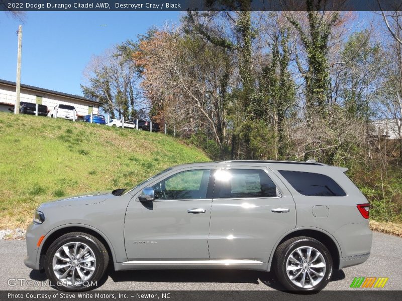 Destroyer Gray / Black 2022 Dodge Durango Citadel AWD