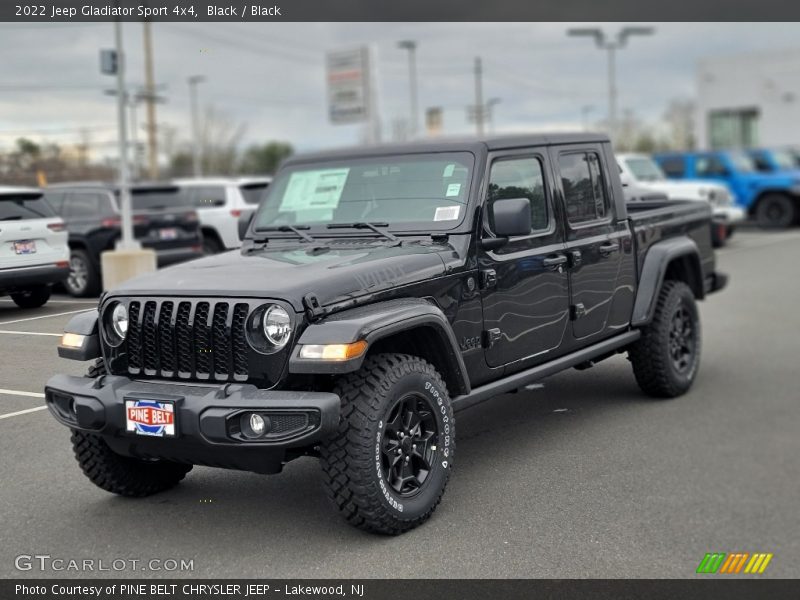 Black / Black 2022 Jeep Gladiator Sport 4x4