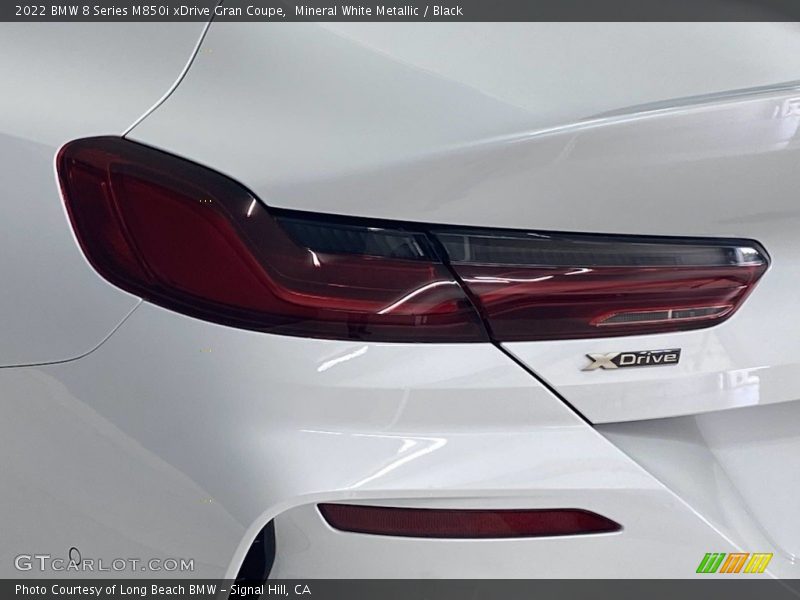 Mineral White Metallic / Black 2022 BMW 8 Series M850i xDrive Gran Coupe