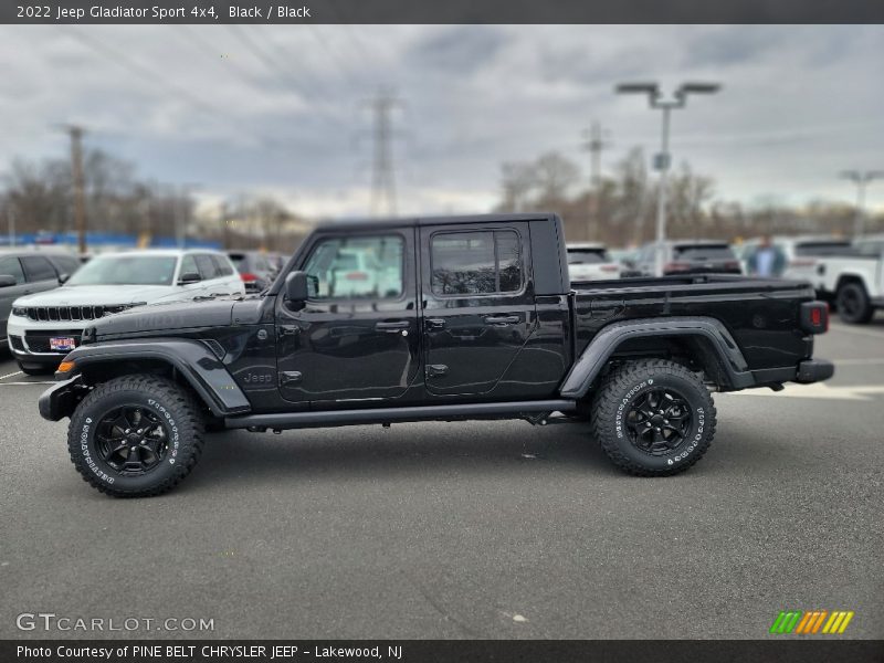 Black / Black 2022 Jeep Gladiator Sport 4x4