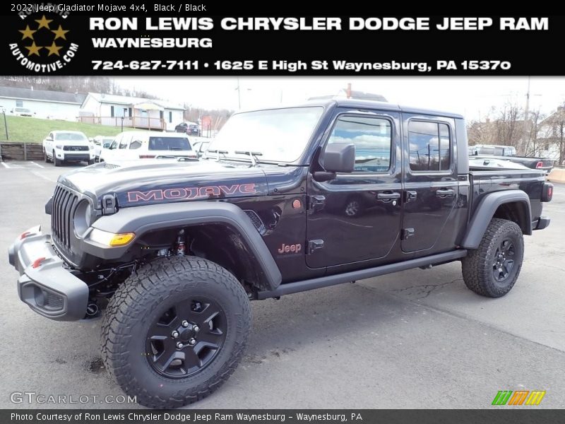 Black / Black 2022 Jeep Gladiator Mojave 4x4
