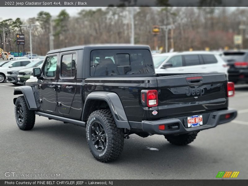 Black / Black 2022 Jeep Gladiator Sport 4x4