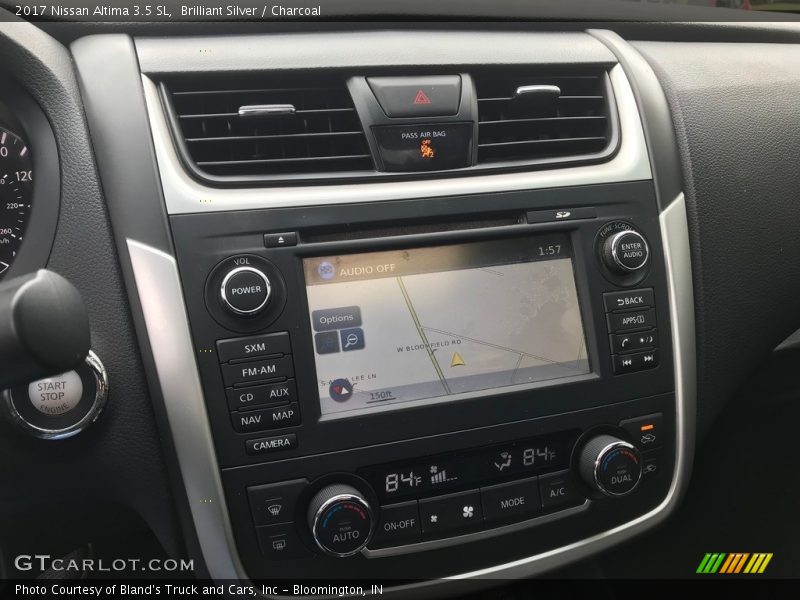 Controls of 2017 Altima 3.5 SL