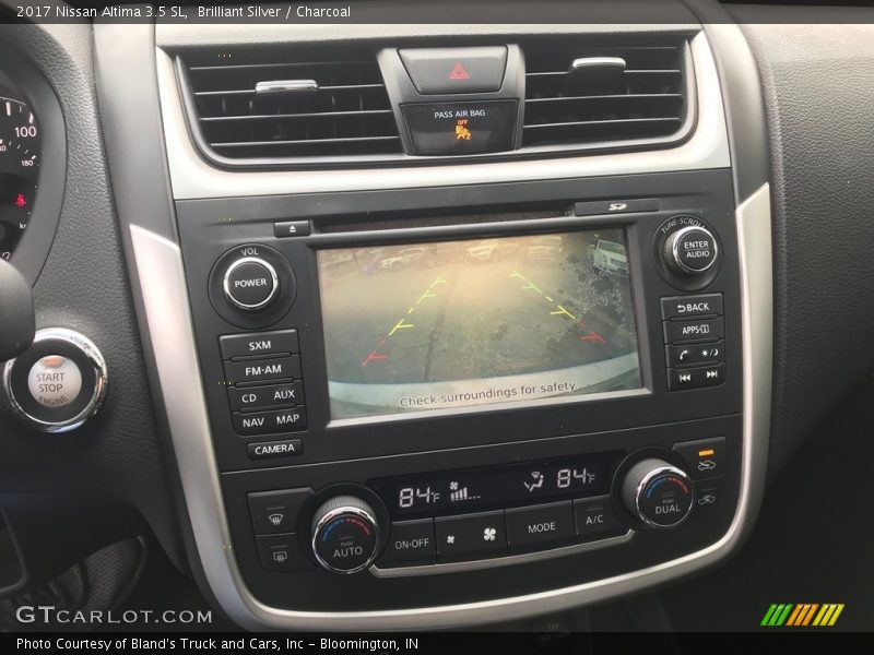 Controls of 2017 Altima 3.5 SL