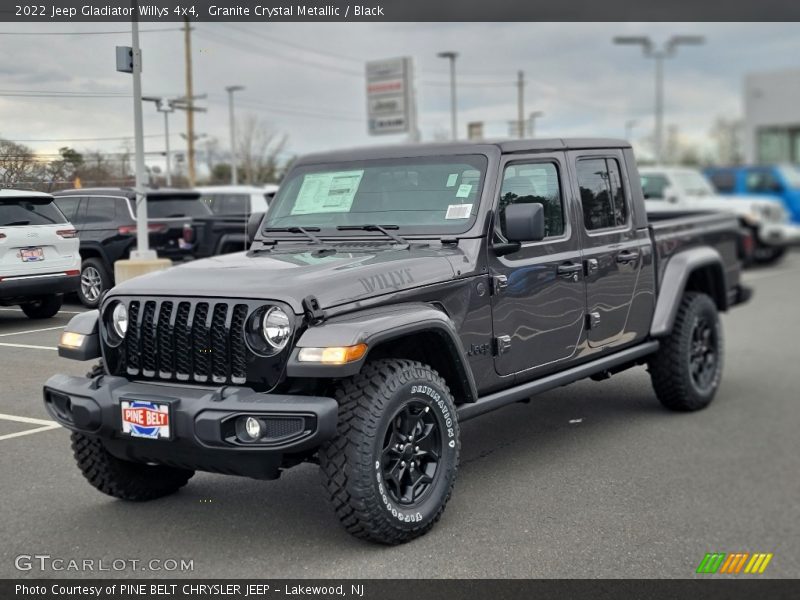 Granite Crystal Metallic / Black 2022 Jeep Gladiator Willys 4x4