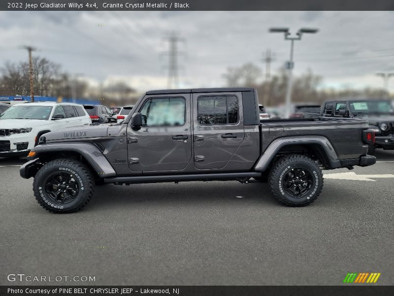 Granite Crystal Metallic / Black 2022 Jeep Gladiator Willys 4x4
