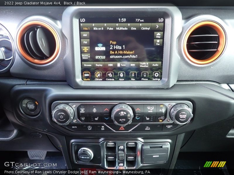 Controls of 2022 Gladiator Mojave 4x4