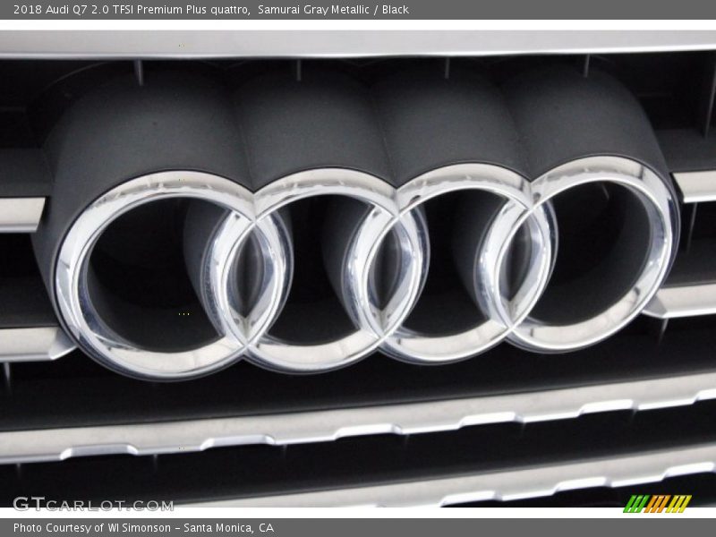 Samurai Gray Metallic / Black 2018 Audi Q7 2.0 TFSI Premium Plus quattro