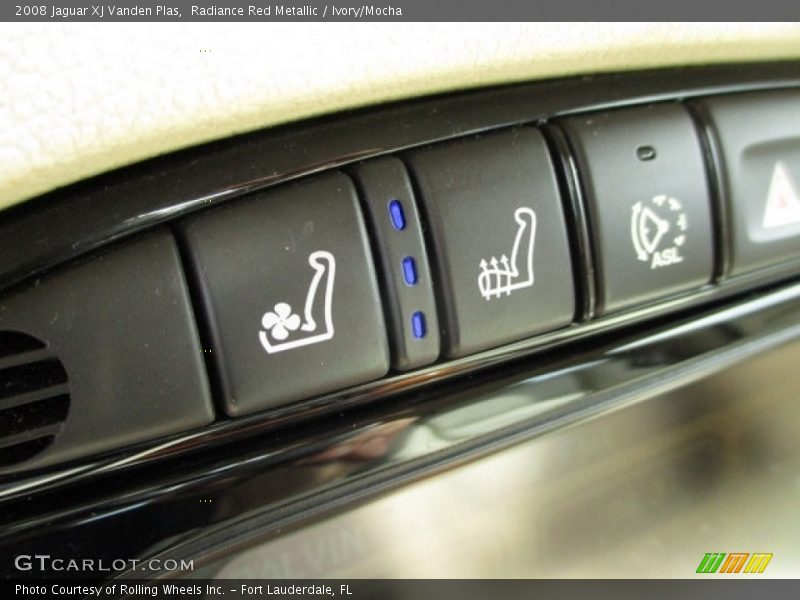 Radiance Red Metallic / Ivory/Mocha 2008 Jaguar XJ Vanden Plas