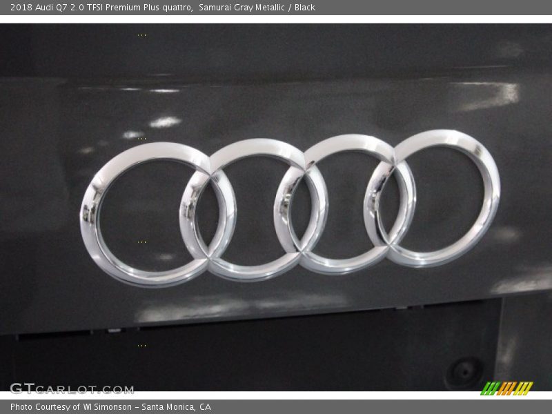 Samurai Gray Metallic / Black 2018 Audi Q7 2.0 TFSI Premium Plus quattro