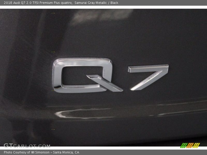 Samurai Gray Metallic / Black 2018 Audi Q7 2.0 TFSI Premium Plus quattro