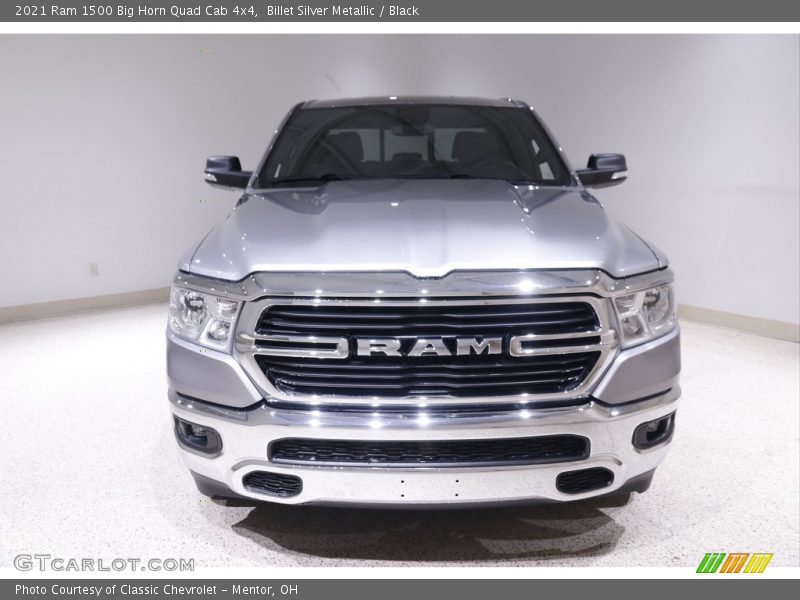 Billet Silver Metallic / Black 2021 Ram 1500 Big Horn Quad Cab 4x4