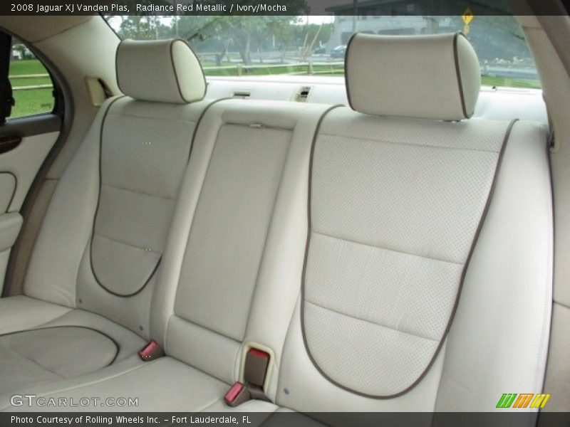 Radiance Red Metallic / Ivory/Mocha 2008 Jaguar XJ Vanden Plas