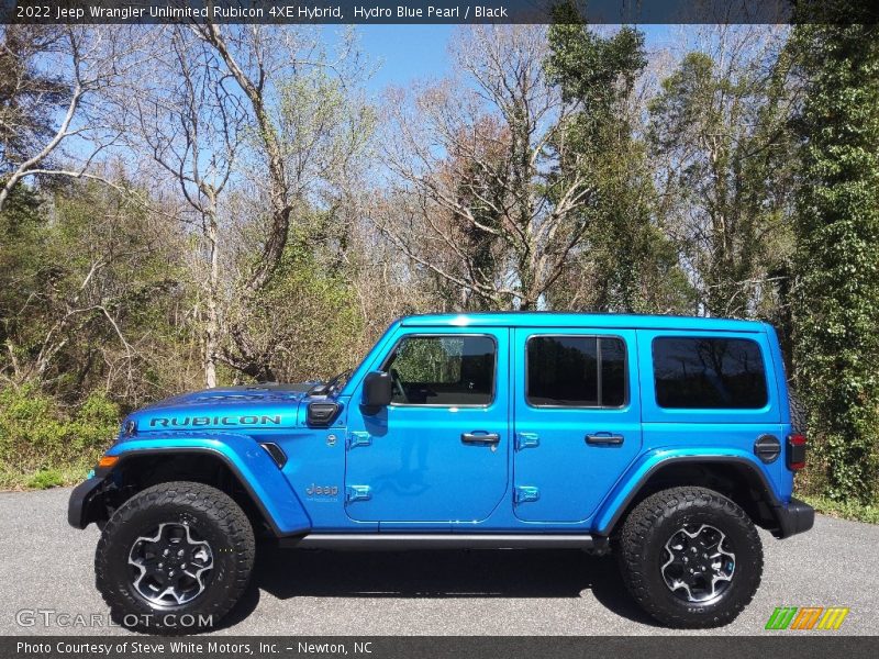  2022 Wrangler Unlimited Rubicon 4XE Hybrid Hydro Blue Pearl