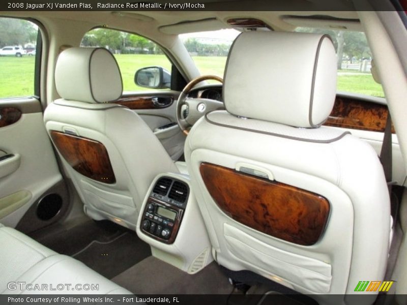 Radiance Red Metallic / Ivory/Mocha 2008 Jaguar XJ Vanden Plas