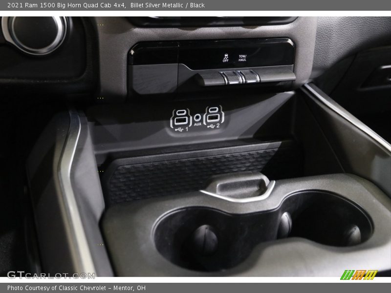 Billet Silver Metallic / Black 2021 Ram 1500 Big Horn Quad Cab 4x4