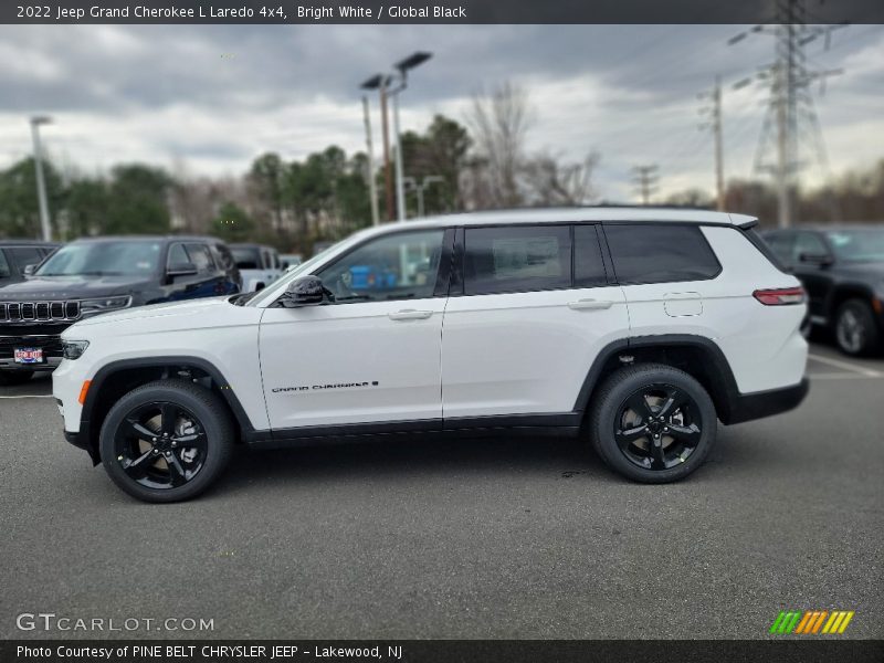 Bright White / Global Black 2022 Jeep Grand Cherokee L Laredo 4x4