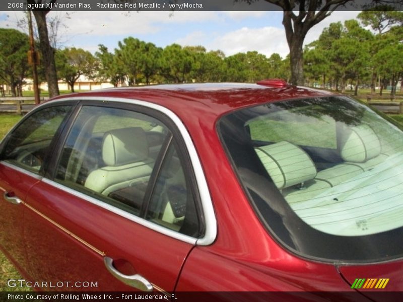 Radiance Red Metallic / Ivory/Mocha 2008 Jaguar XJ Vanden Plas