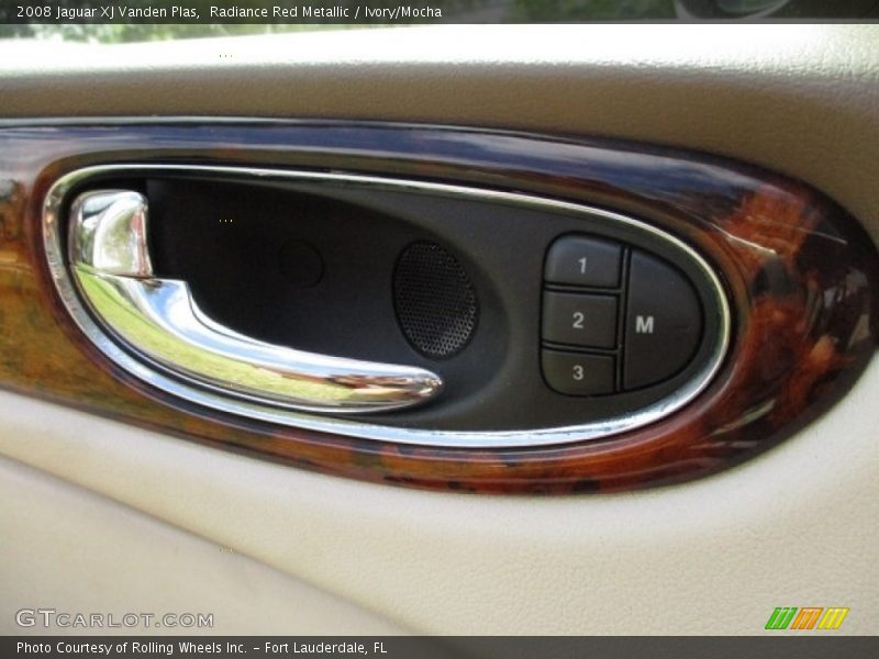 Radiance Red Metallic / Ivory/Mocha 2008 Jaguar XJ Vanden Plas